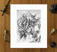 The Temptation of St. Anthony Martin Schongauer Art Poster